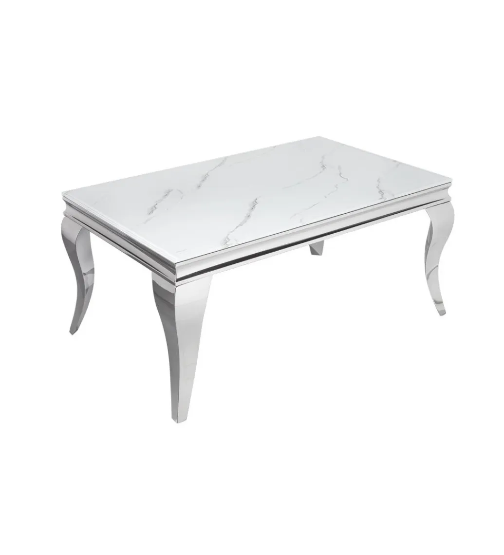 Invicta Interior Stolik kawowy GLORIA 100 cm w optyce marmuru