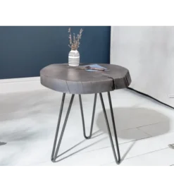Invicta Interior Stolik kawowy Goa 43 cm akacja szara