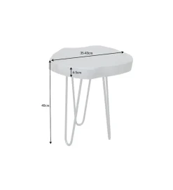 Invicta Interior Stolik kawowy Goa 43 cm akacja szara