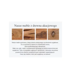 Invicta Interior Stolik kawowy Goa II drewno akacja