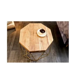 Invicta Interior Stolik kawowy GORAN 50 cm drewno akacja