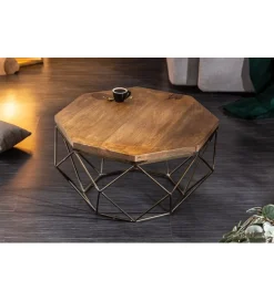 Invicta Interior Stolik Kawowy GORAN II 69 cm drewno mango