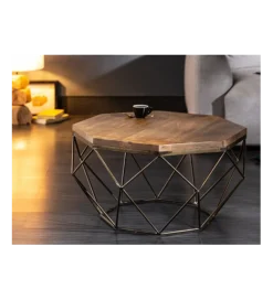 Invicta Interior Stolik Kawowy GORAN II 69 cm drewno mango