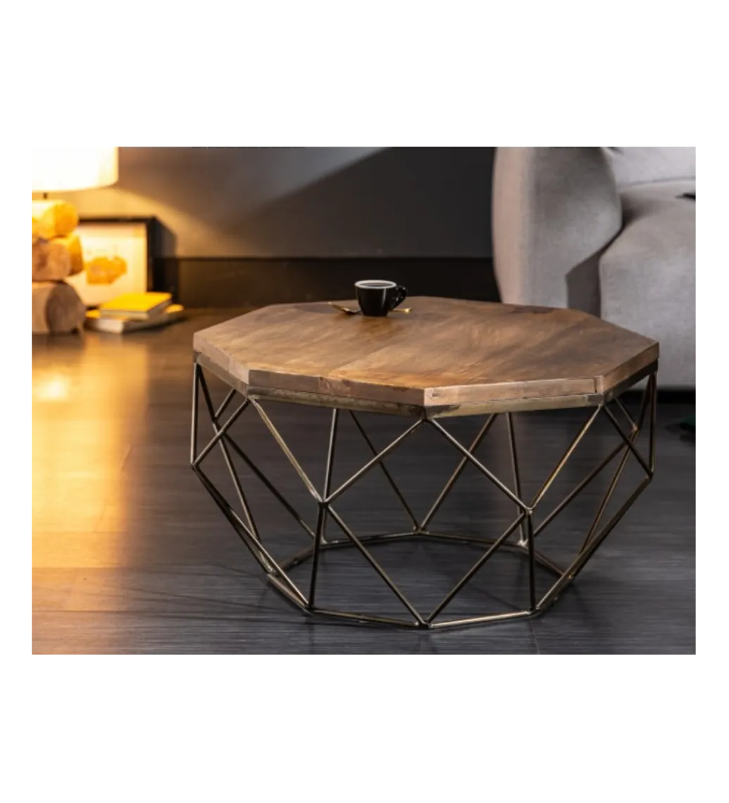 Invicta Interior Stolik Kawowy GORAN II 69 cm drewno mango
