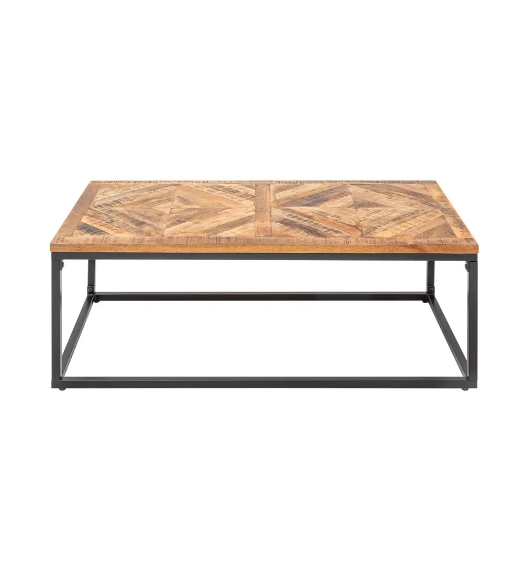 Invicta Interior - przedsprzedaż Stolik kawowy GRANDE Infinity Home 100 cm drewno Mango