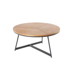 Invicta Interior Stolik kawowy GRENADA 80 cm w optyce dębu
