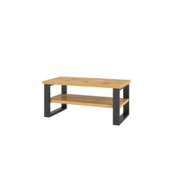 Helvetia Stolik kawowy Halle 110 cm w optyce dąb wotan