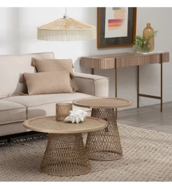 Zona-Design Stolik kawowy HAMUN 70 cm ratan