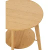 J-Line Stolik kawowy HERMA 50 cm bambus naturalny