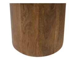 Zona-Design Stolik kawowy HUGI 135 cm marmur drewno mango