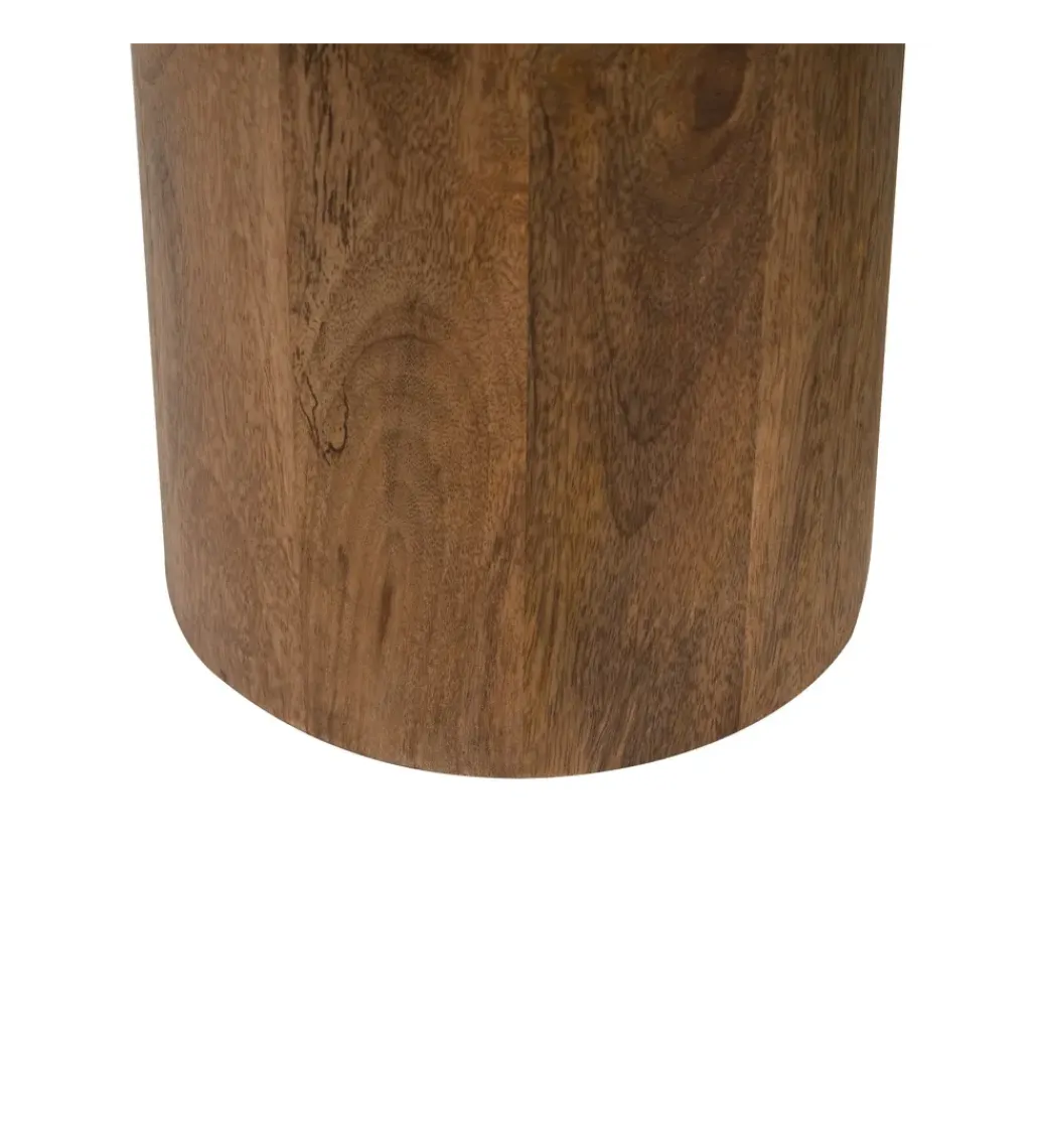 Zona-Design Stolik kawowy HUGI 135 cm marmur drewno mango