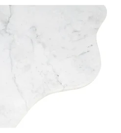 Zona-Design Stolik kawowy HUGI 135 cm marmur drewno mango