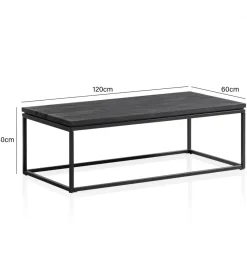 WOHNLING, GERMANY Stolik kawowy IDUN 120 cm drewno mango