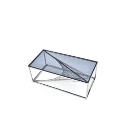 Halmar Stolik Kawowy INFINITY 120 cm srebrny