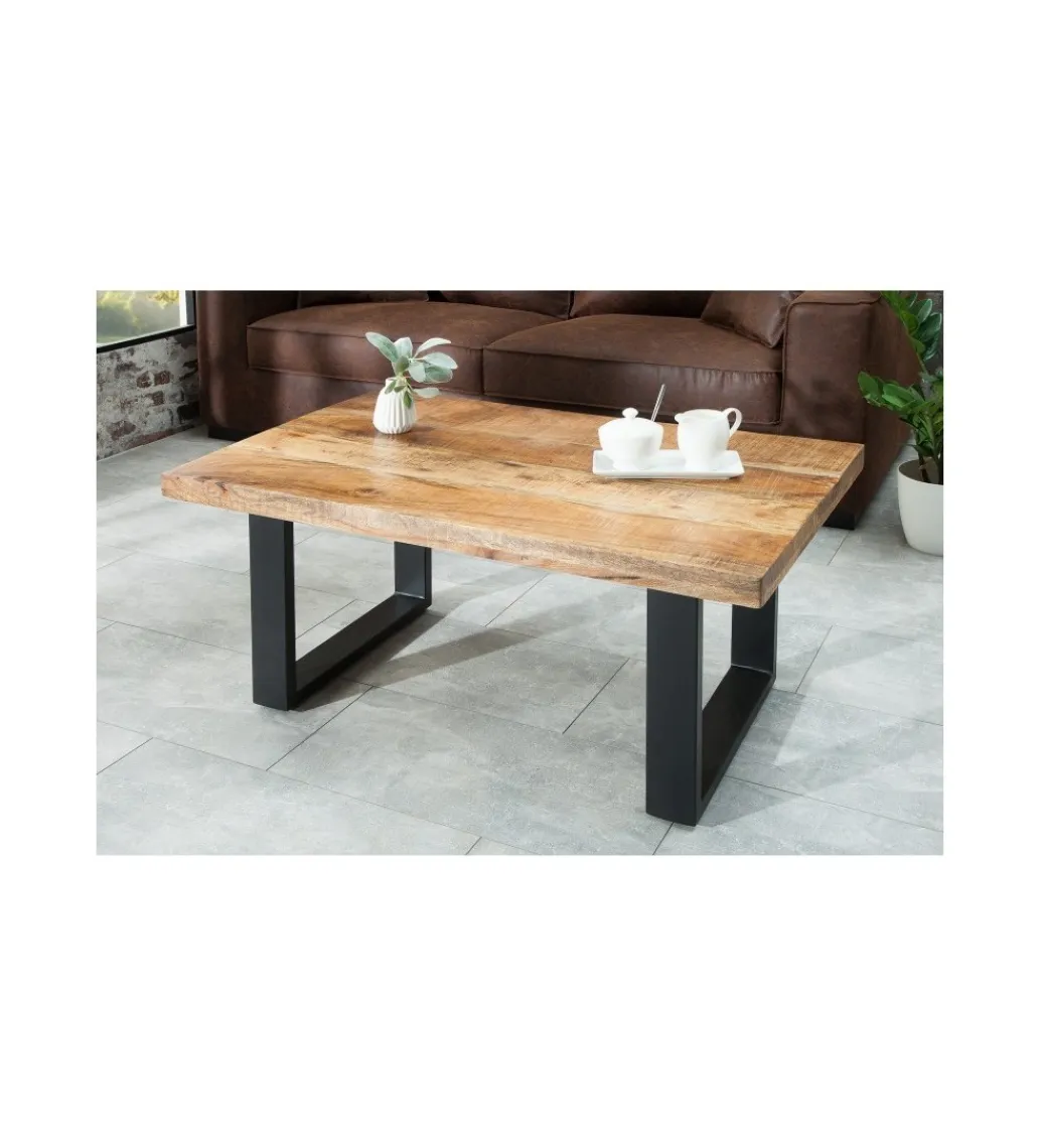 Invicta Interior Stolik kawowy Iron Craft 100 cm drewno mango