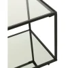 J-Line Stolik kawowy ITAGOT 50 cm czarny