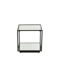 J-Line Stolik kawowy ITAGOT 50 cm czarny