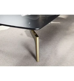 WOHNLING, GERMANY Stolik kawowy IWET 120 cm w optyce czarnego marmuru