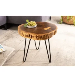 Invicta Interior Stolik kawowy KAKADU Goa 40 cm drewno akacja
