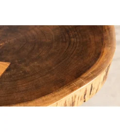 Invicta Interior Stolik kawowy KAKADU Goa 40 cm drewno akacja