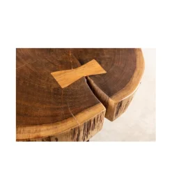 Invicta Interior Stolik kawowy KAKADU Goa 40 cm drewno akacja