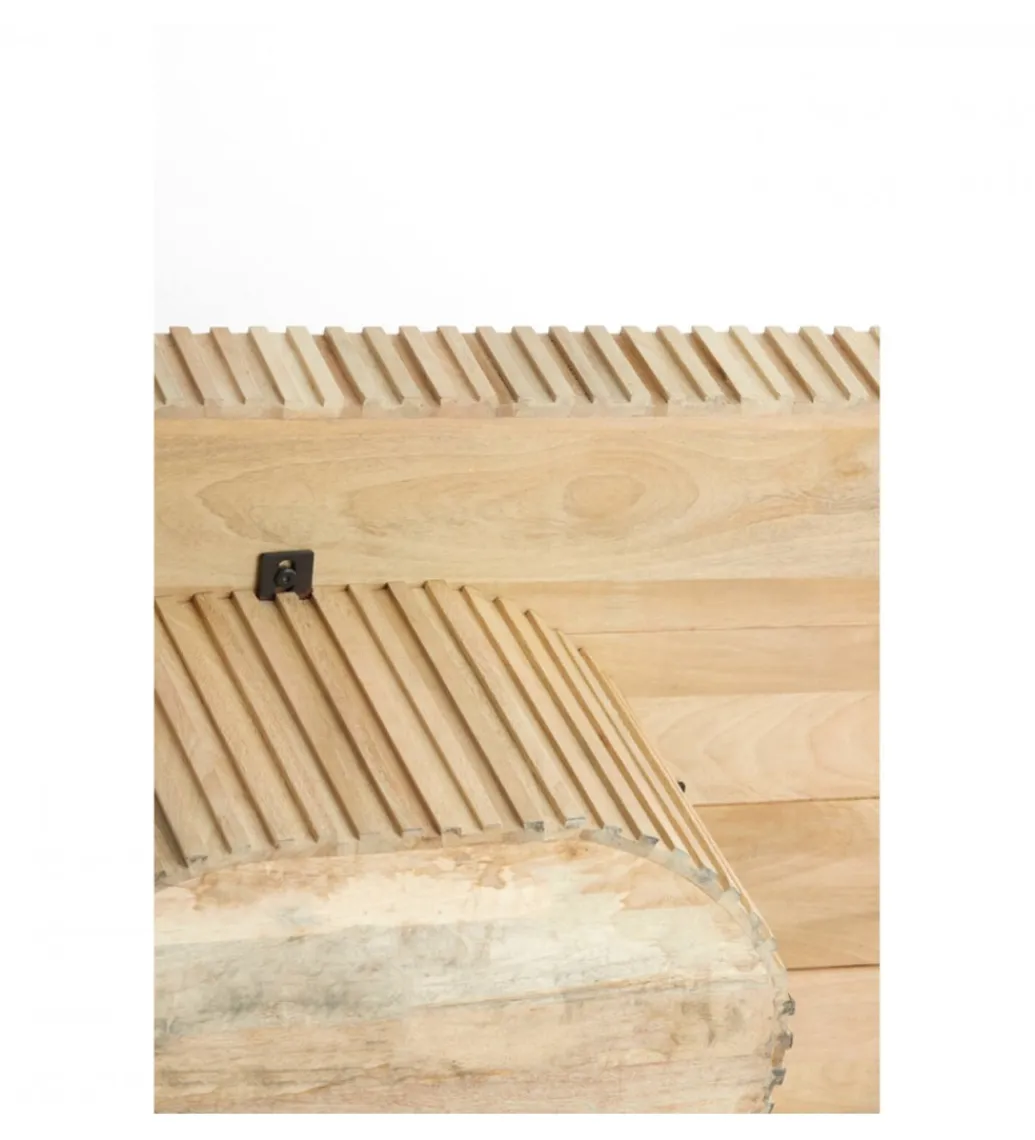 L&L Stolik kawowy KIOTO 120 cm drewno mango
