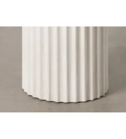 Zona-Design Stolik kawowy kolumna GREKA 60 cm biały