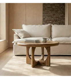 Zona-Design Stolik kawowy KONECEN 77 cm drewno mango