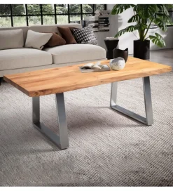 WOHNLING, GERMANY Stolik kawowy KORNEL 120 cm drewno akacja