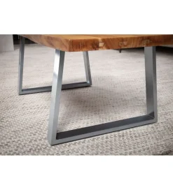 WOHNLING, GERMANY Stolik kawowy KORNEL 120 cm drewno akacja