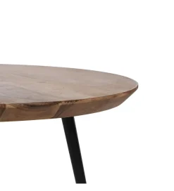Zona-Design Stolik kawowy KORONE SET III drewno akacja