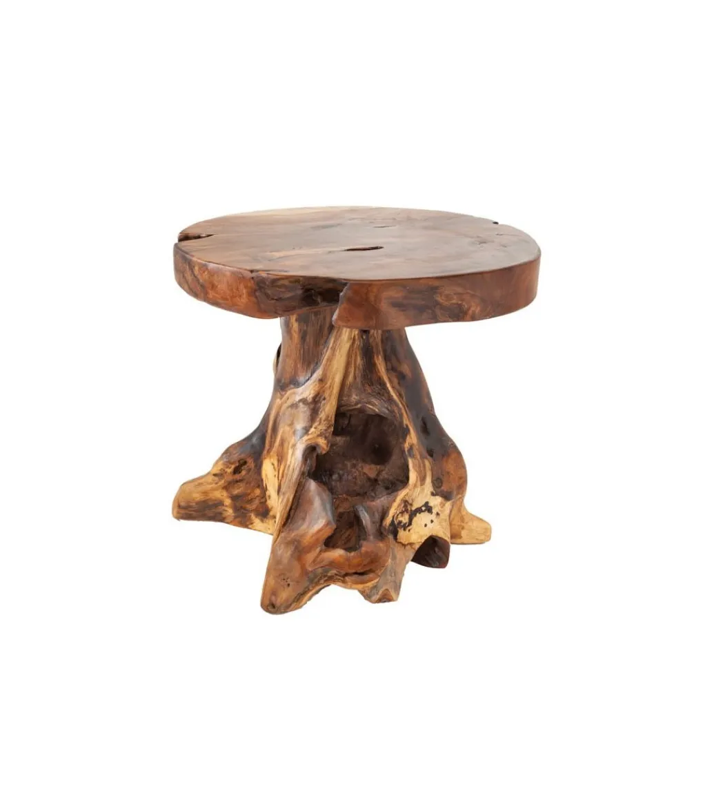 Invicta Interior - przedsprzedaż Stolik kawowy Korzeń 40 cm drewno Teak