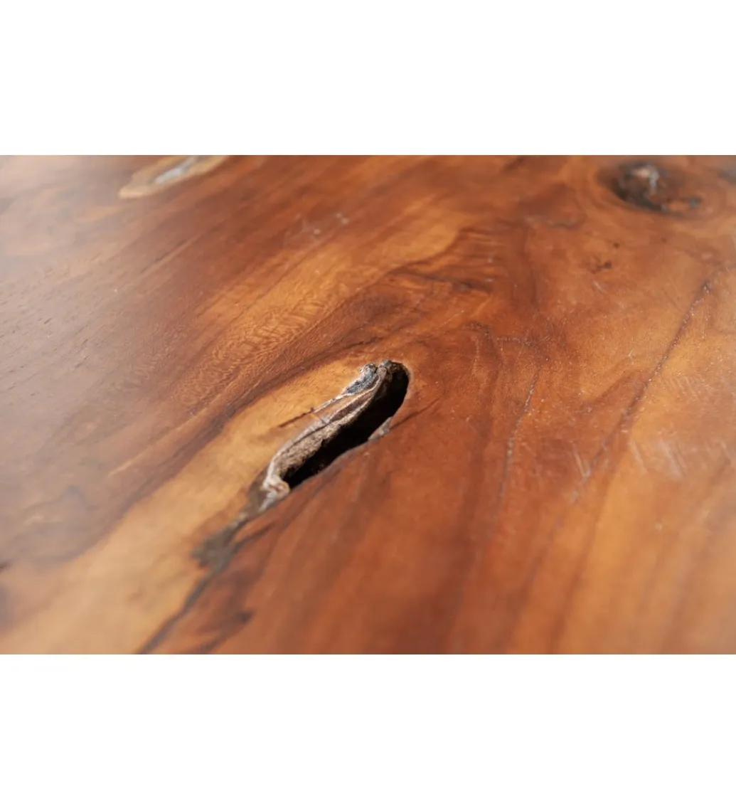 Invicta Interior - przedsprzedaż Stolik kawowy Korzeń 40 cm drewno Teak