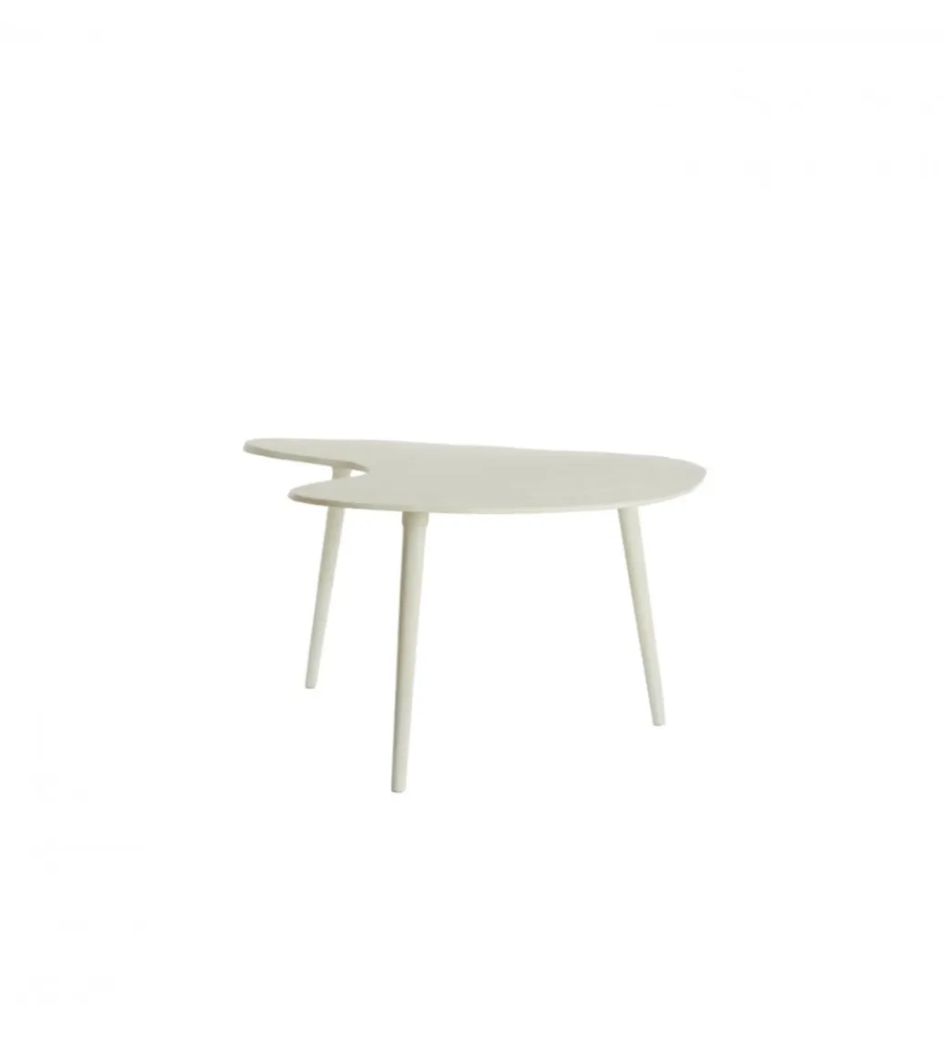L&L Stolik kawowy LIONS 67 cm kremowy