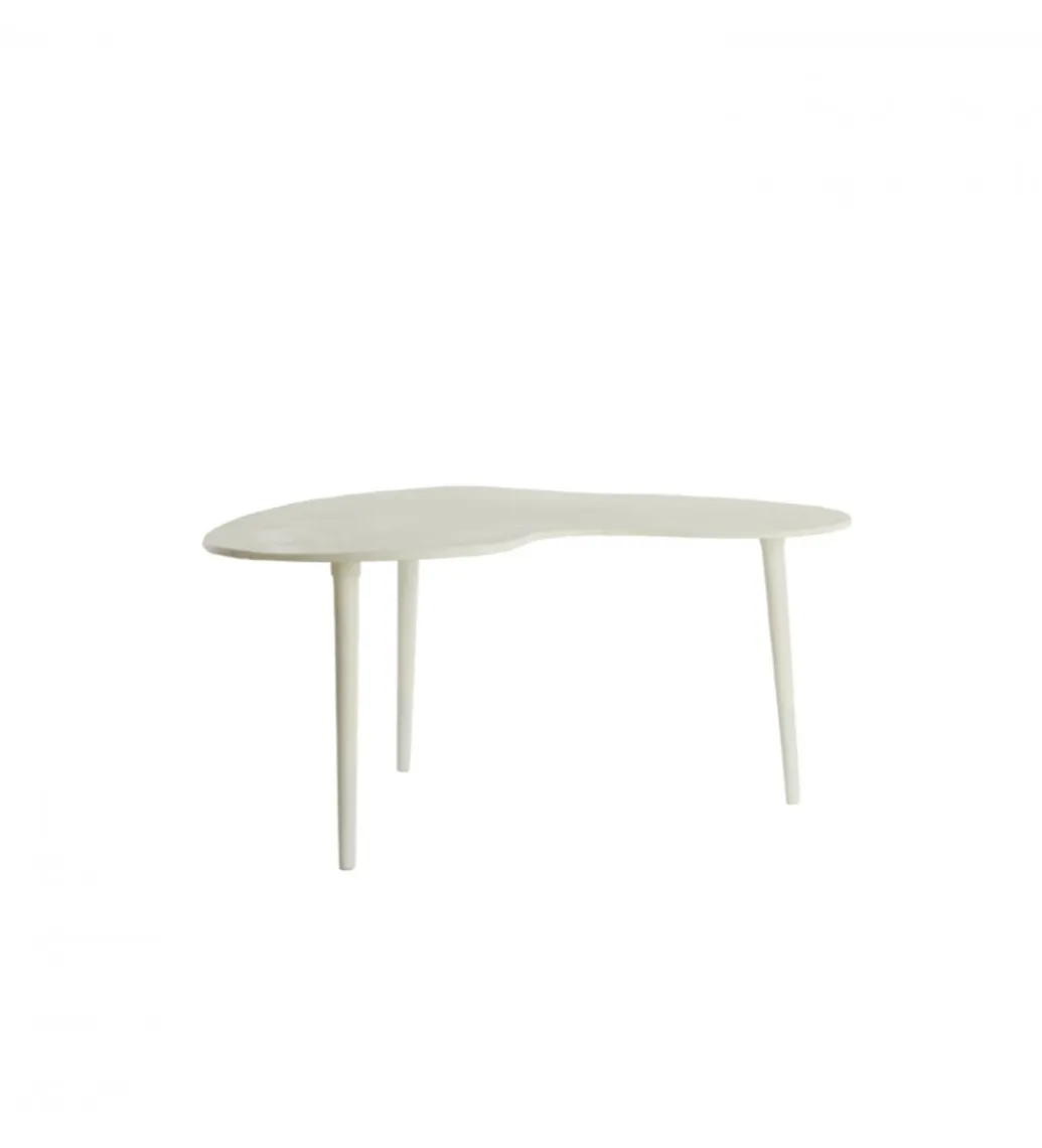 L&L Stolik kawowy LIONS 67 cm kremowy