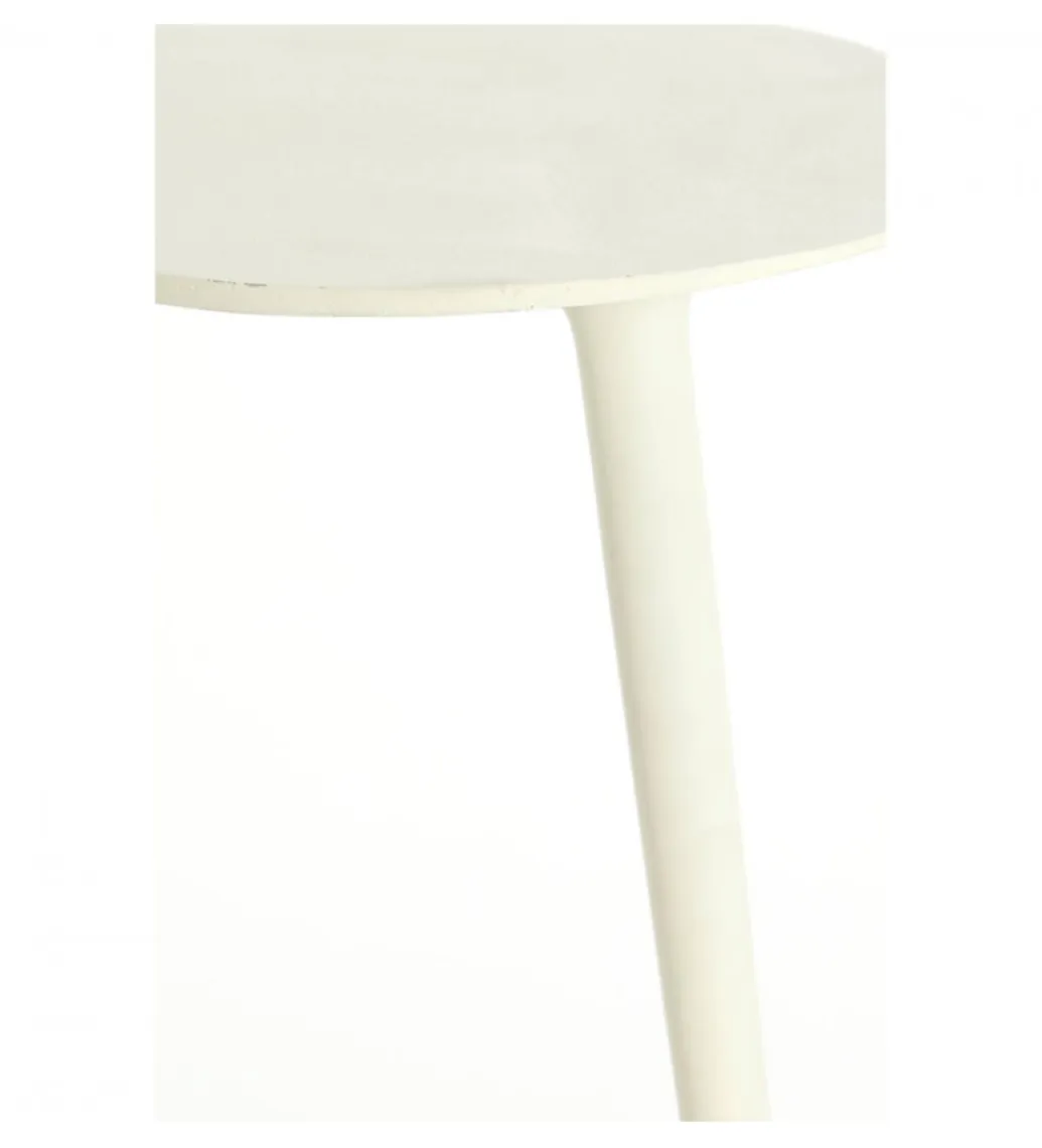 L&L Stolik kawowy LIONS 67 cm kremowy
