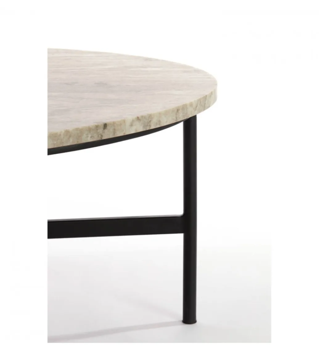 L&L Stolik kawowy LOES 140 cm efekt marmuru