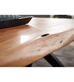 WOHNLING, GERMANY Stolik kawowy LOFIN 115 cm drewno akacja