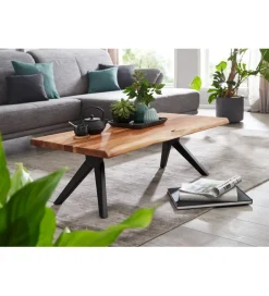 WOHNLING, GERMANY Stolik kawowy LOFIN 115 cm drewno akacja