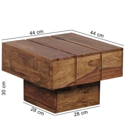 WOHNLING, GERMANY Stolik kawowy LUCCA 44 cm drewno sheesham