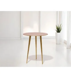 Imeri Stolik kawowy Luma 40 cm brązowy
