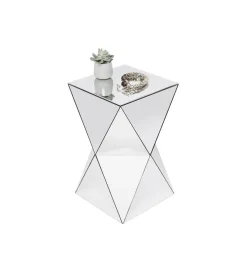 KARE Stolik kawowy LUXURY TRIANGLE 32 cm lustrzany