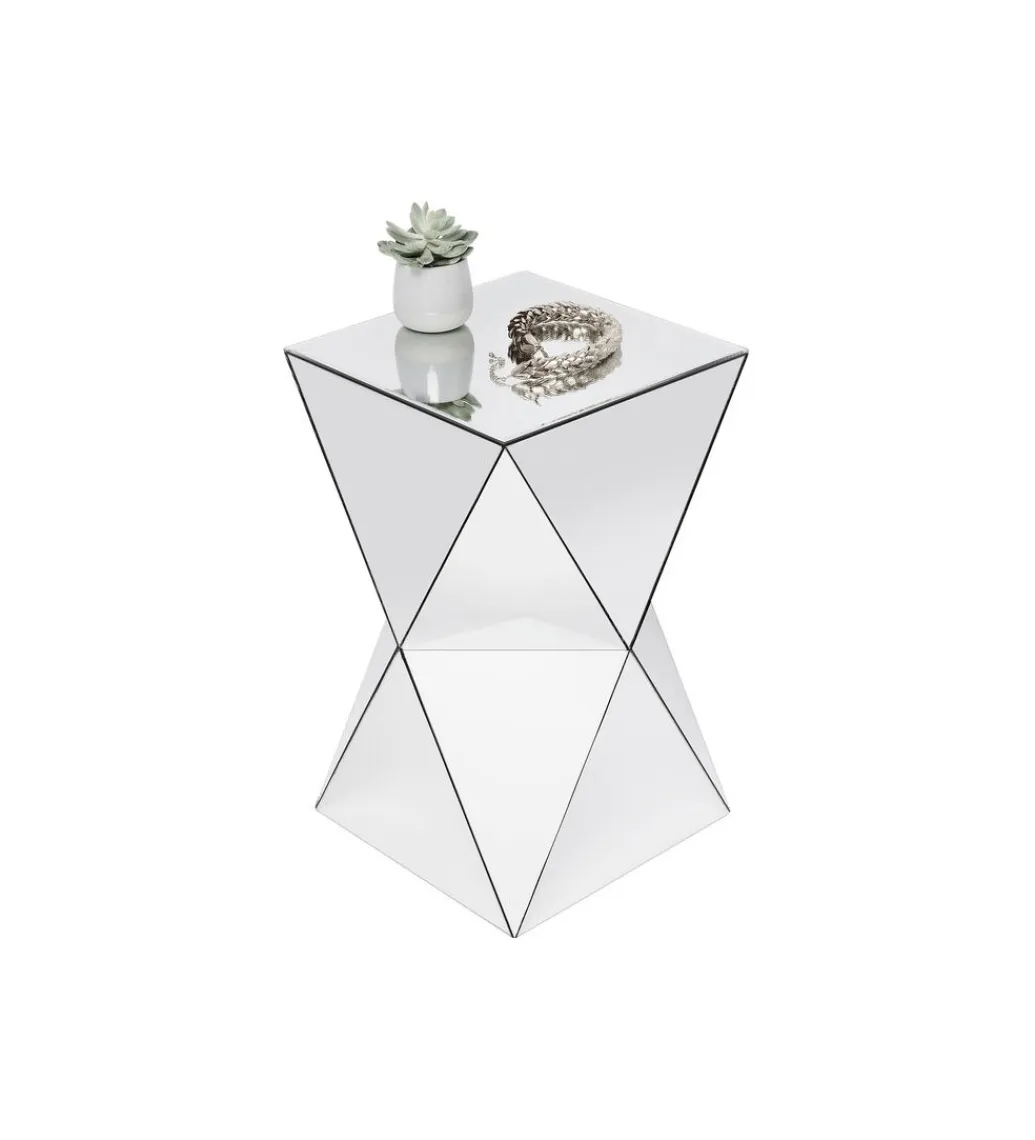 KARE Stolik kawowy LUXURY TRIANGLE 32 cm lustrzany