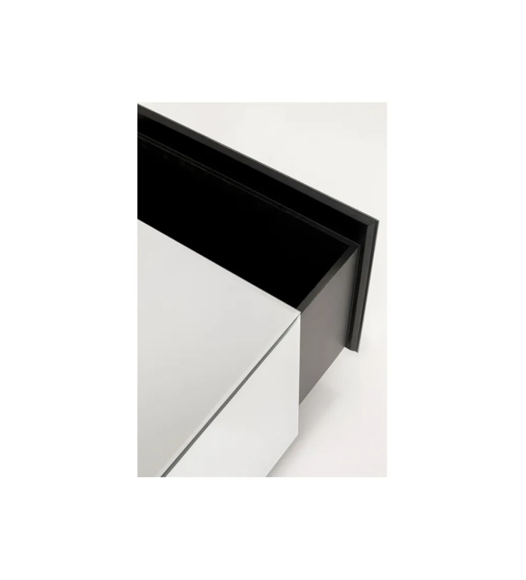 KARE Stolik kawowy LUXY MIRROR TRUNK 80 cm z szufladami