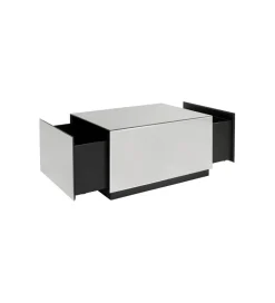 KARE Stolik kawowy LUXY MIRROR TRUNK 80 cm z szufladami