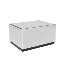 KARE Stolik kawowy LUXY MIRROR TRUNK 80 cm z szufladami