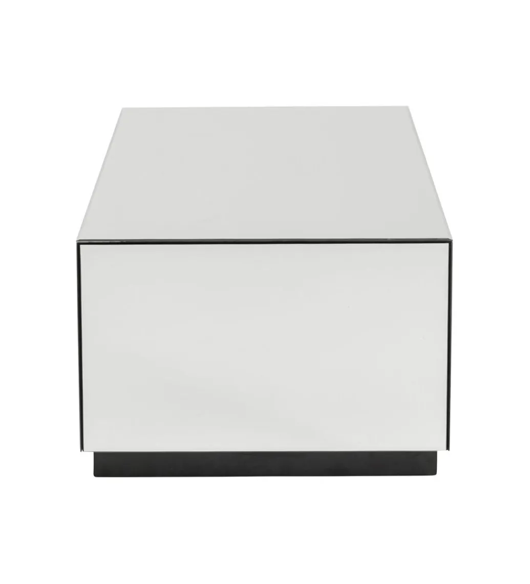 KARE Stolik kawowy LUXY MIRROR TRUNK 80 cm z szufladami