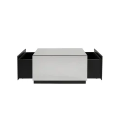 KARE Stolik kawowy LUXY MIRROR TRUNK 80 cm z szufladami