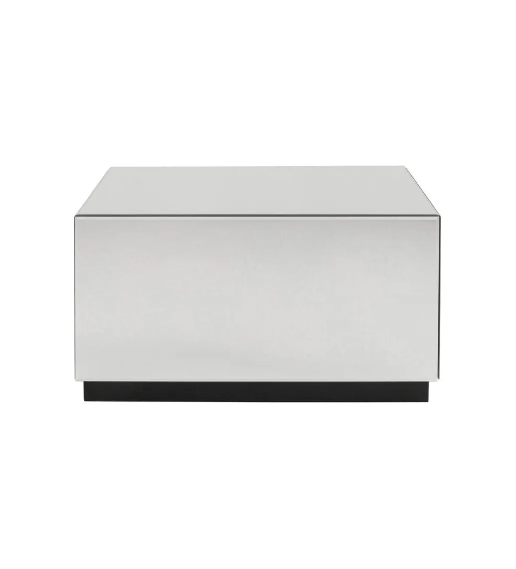 KARE Stolik kawowy LUXY MIRROR TRUNK 80 cm z szufladami