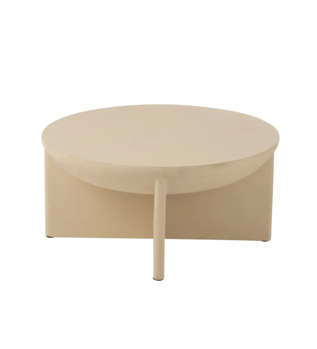 J-Line Stolik kawowy MAARK 90 cm drewno mango